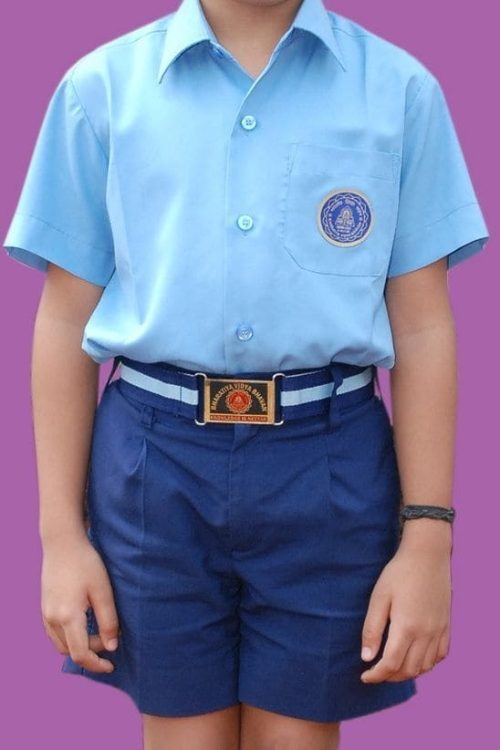 College Uniform Girl Pant Shirt